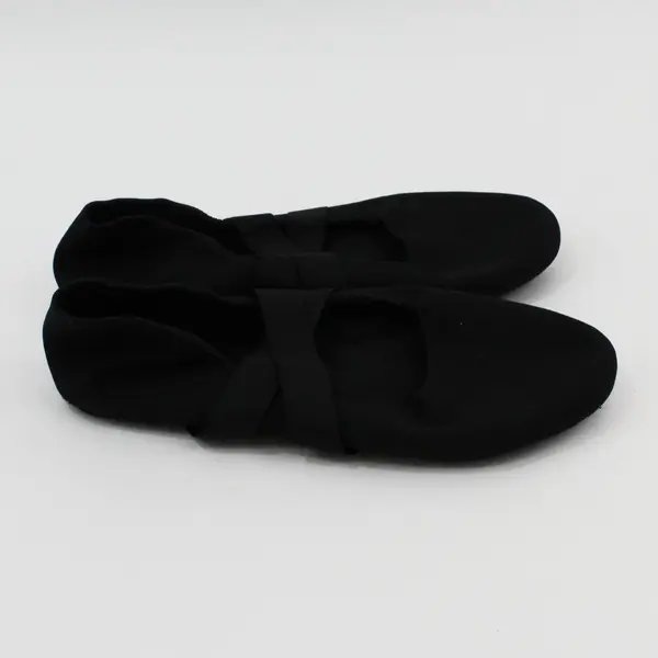 Sangeeson Black Ballet Shoes Crisscross Elastic Strap Design Size 8-8.5 US
