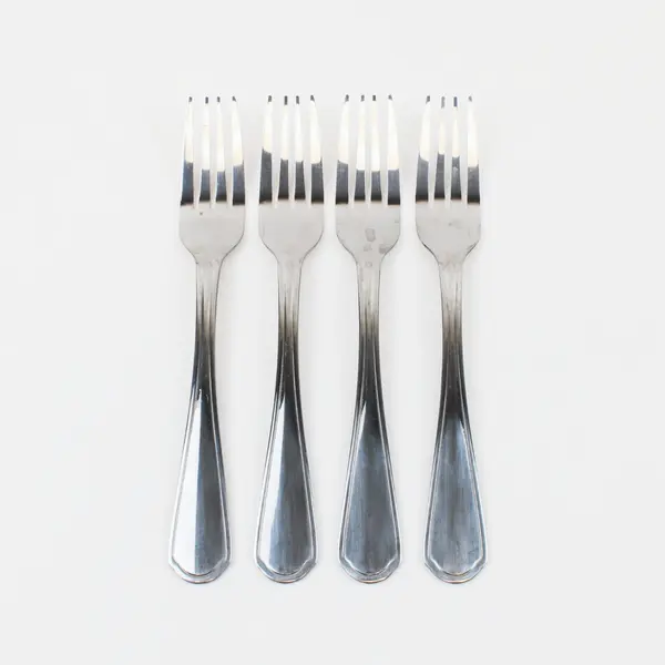 Lot of 4 Farberware Catalina Pattern SS Dinner Fork 7.75" Rare HTF Pattern