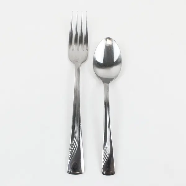Lot of 2 International Silver INS53 Pattern SS Teaspoon & Dinner Fork Rare Items