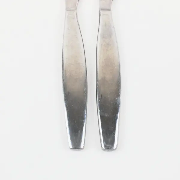 Lot Of 2 Gourmet Settings Cruise Pattern SS Solid Dinner Knives 9" Good