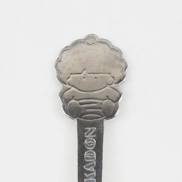 1983 Sanrio Children's Stainless Fork Goropikadon Caveman Character 5.75" Good