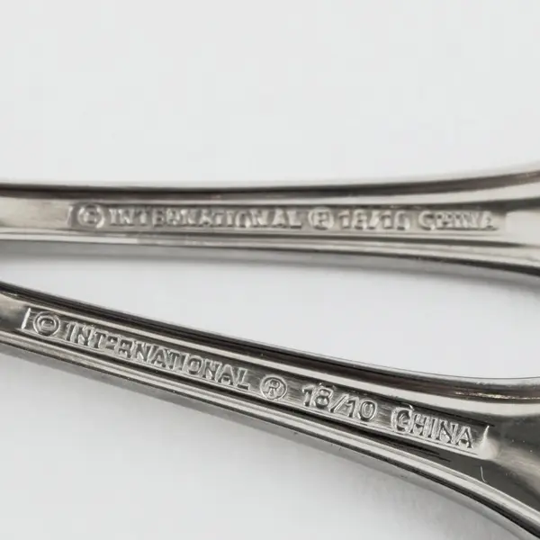 Lot of 2 International Silver INS348 Pattern 18/10 SS Sugar Spoon Butter Knife 