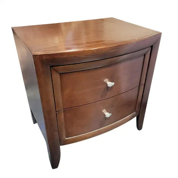 Casana Furniture 2-Drawer Nightstands Brown Wood End Tables - Local Pickup Only