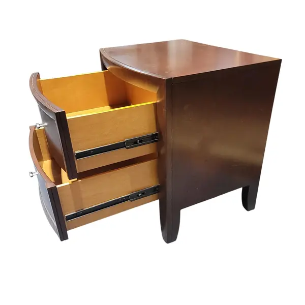 Casana Furniture 2-Drawer Nightstands Brown Wood End Tables - Local Pickup Only