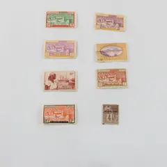Lot Of 8 Guadeloupe 1890s-1930s Stamps Mostly Mint Hinged