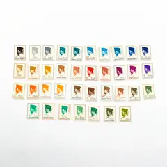 Lot of 37 Indonesia 1964-1967 President Sukarno Stamps Mint Hinged