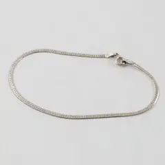 International Bullion Brokers 925 Sterling Silver Snake Chain Bracelet 7.5in 