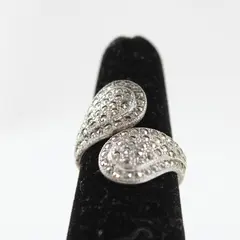 Vintage Esposito Sterling Silver Marcasite Ring Size 7