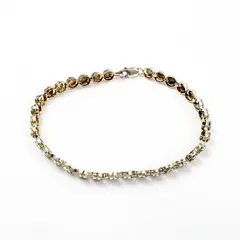 Oroamerica 925 Sterling Silver Bracelet 7 Inch Pre-Owned