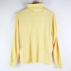 Jennifer Moore Women's Turtleneck Sweater Butter Yellow XL