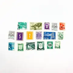 Lot Of 17 Israel 1949-1972 Stamps Used