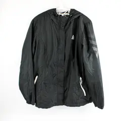 Reebok Men's Large Black White Zip Up Activewear Jacket