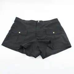 Liz Claiborne Women's Black Shorts Size 14 Gold-Tone Hardware