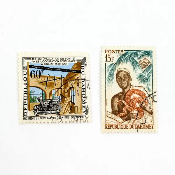 Lot Of 7 Dahomey 1960s Stamps Used