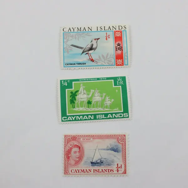 Lot Of 6 Cayman Islands 1953-1971 Stamps Mint Hinged