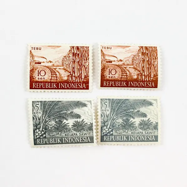 Lot Of 10 Indonesia 1960 Agriculture Stamps Mint Hinged OG