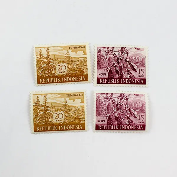 Lot Of 10 Indonesia 1960 Agriculture Stamps Mint Hinged OG