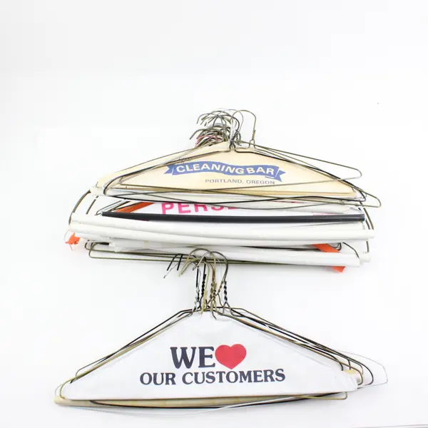 Lot of 39 Mixed Wire Padded Covered Hangers Cleaning Bar Portland Oregon