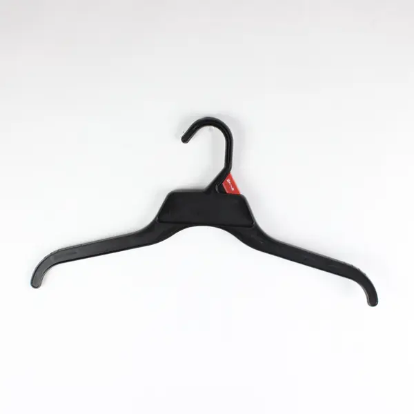 Lot of 10 Matte Black Plastic Retail Clothes Hangers Mixed Brand Justice