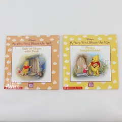 Lot of 2 Vintage 1998 Disney's My Very First Winnie the Pooh Books Hardcover