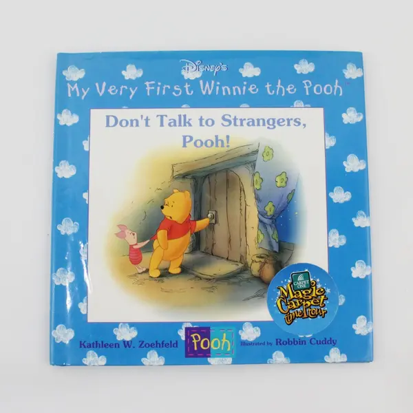 Vintage 1998 1st Edition Don't Talk to Strangers, Pooh! Kathleen Zoehfeld HC DJ