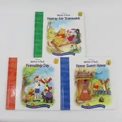 Lot of 3 2000 Disney's Winnie the Pooh Lessons from the Hundred-Acre Wood HC