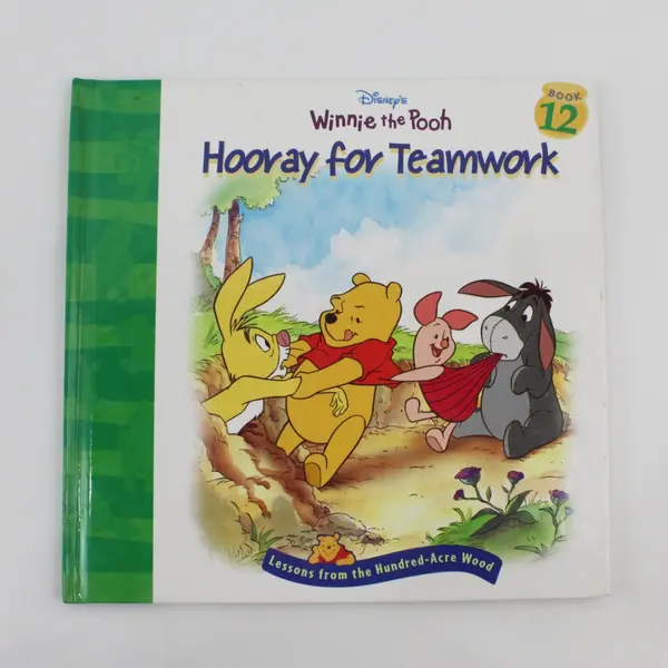Lot of 3 2000 Disney's Winnie the Pooh Lessons from the Hundred-Acre Wood HC