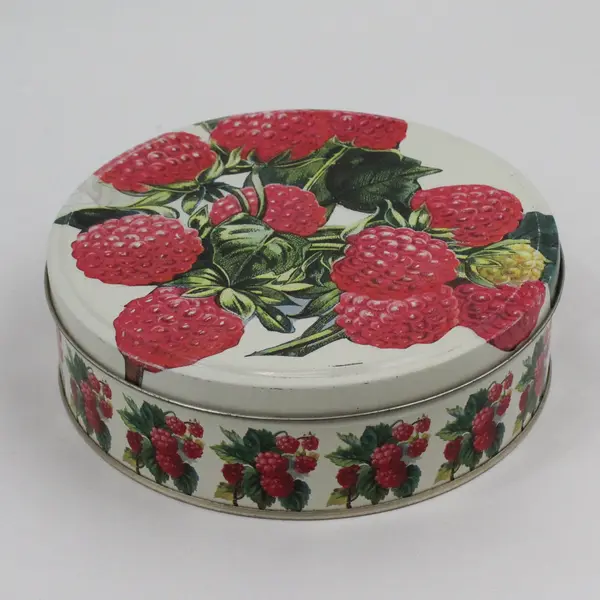 Department 56 Berries Strawberry Canister Tin Metal Storage 2 Tins
