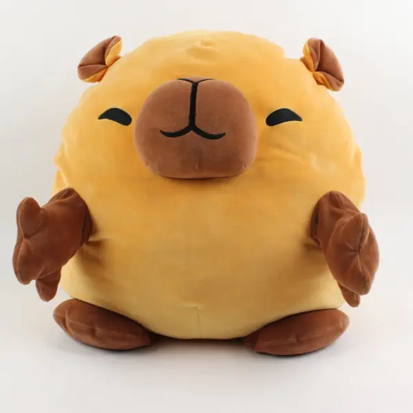 Zuru Capybara Plush Stuffed Animal Cream Brown 13.5 x 14 x 13 in