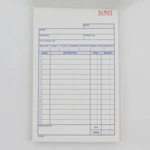 Adams General Purpose 2-Part Sales/Order Sheets 50 Sets With Carbon Vintage 1998