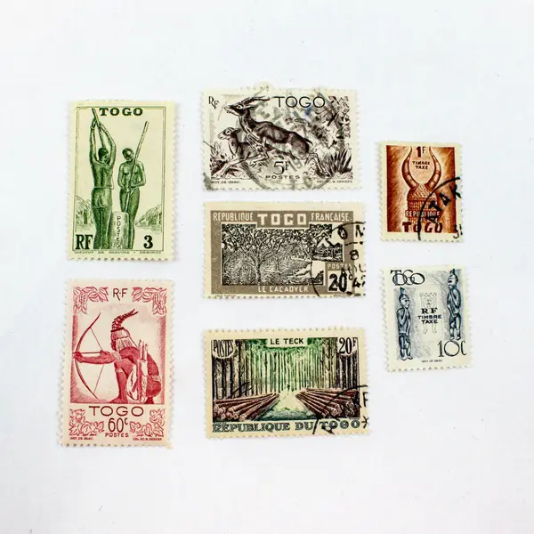 Lot of 7 Togo 1930s-1950s Stamps Mix Mint Hinged Used