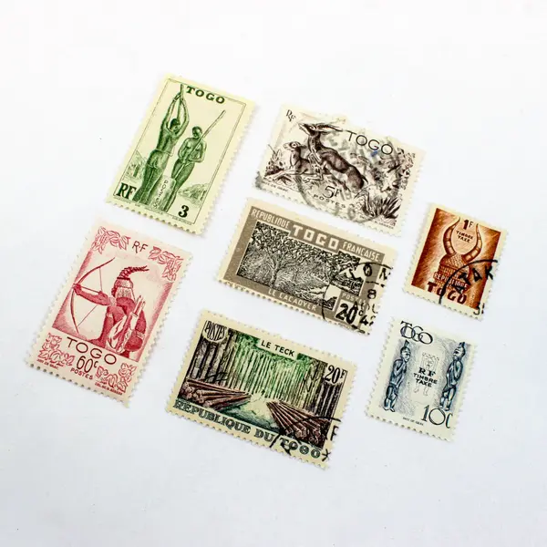Lot of 7 Togo 1930s-1950s Stamps Mix Mint Hinged Used