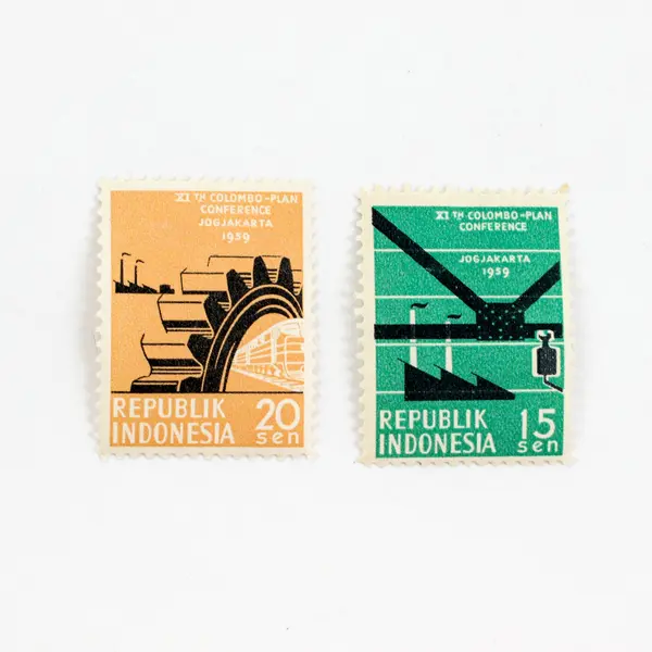 Lot Of 9 Indonesia 1950s-1960s Stamps Mint Hinged OG