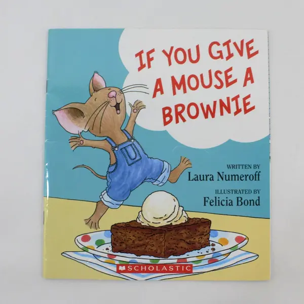 Lot of 2 Scholastic Laura Numeroff Paperback Mouse Brownie Dog Donut