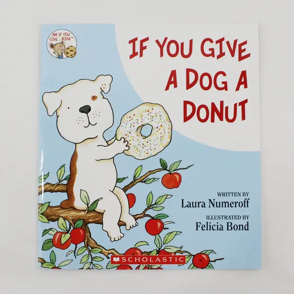 Lot of 2 Scholastic Laura Numeroff Paperback Mouse Brownie Dog Donut
