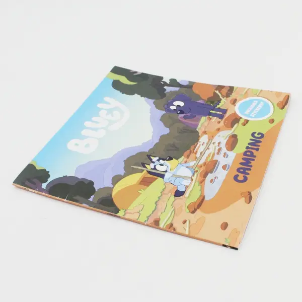 Bluey: Camping 2022 Paperback Picture Book Includes Stickers Good