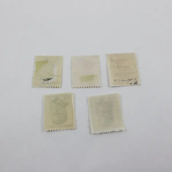 Lot Of 5 Czechoslovakia 1950s President Novotny Stamps Used