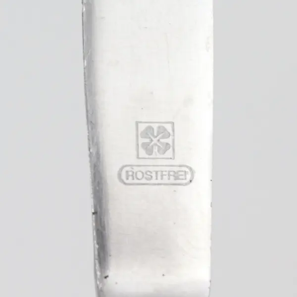 Rostfrei 18/8 Stainless Youth Knife Raised Relief Handle Rare HTF Pattern 6.75"