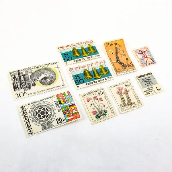 Lot Of 9 Czechoslovakia 1965-1970 Commemorative Stamps Used