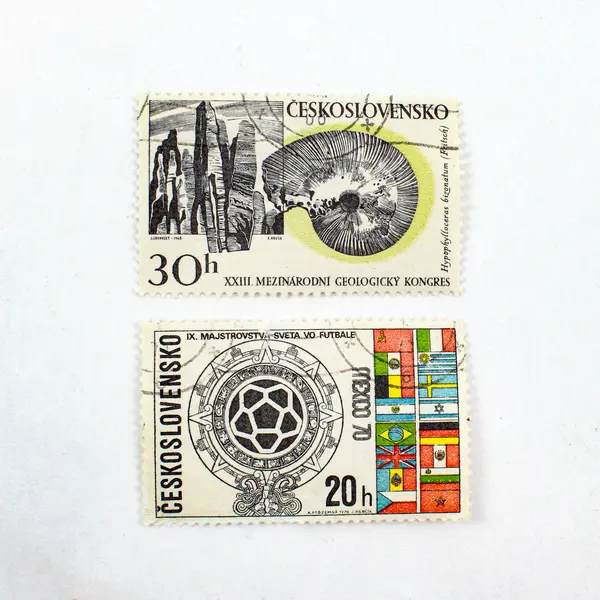 Lot Of 9 Czechoslovakia 1965-1970 Commemorative Stamps Used