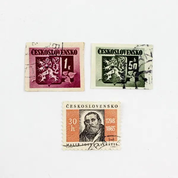 Lot of 10 Czechoslovakia Used Postage Stamps 1950s-1970s