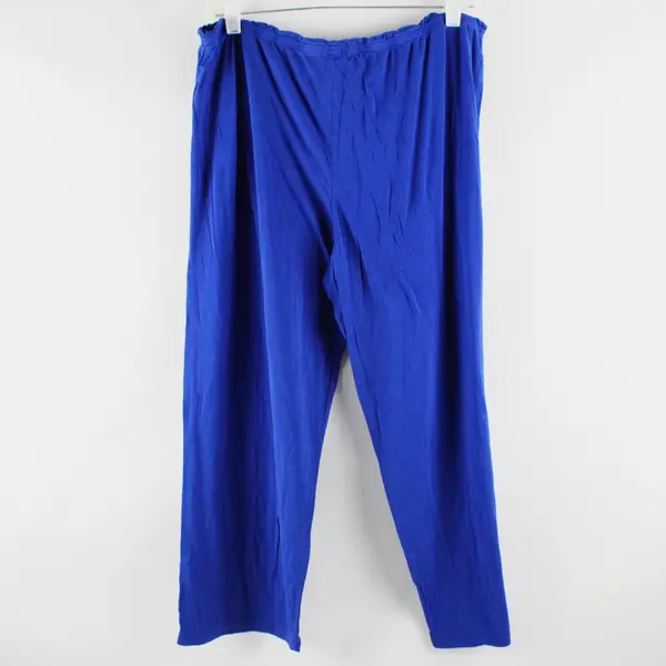 Jockey Ladies' Yoga Capri Blue Size Large Lightweight Casual Summer 