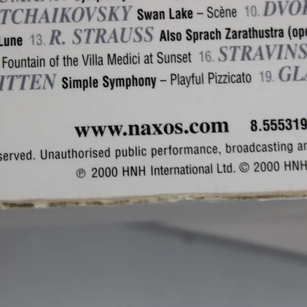 A to Z of Classical Music CD & Book from 2000 Box Set, #8.555319-20