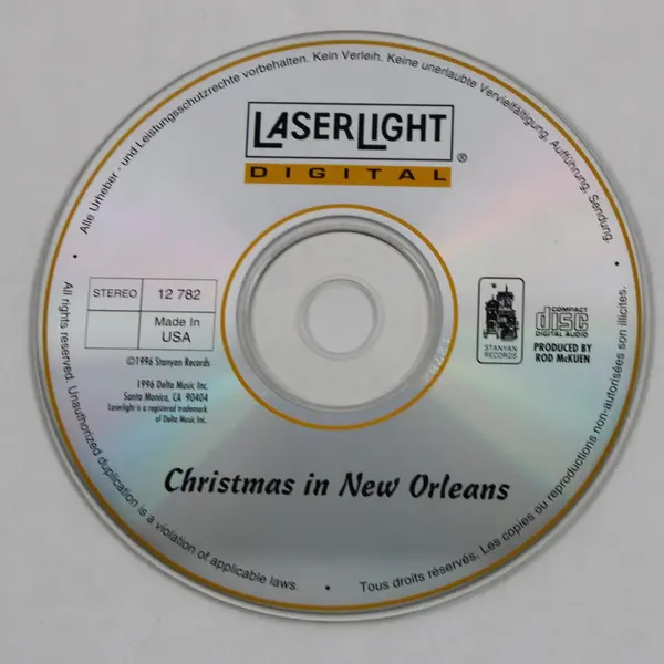 Christmas in New Orleans CD 1996 LaserLight #12782 Louis Armstrong Fats Domino