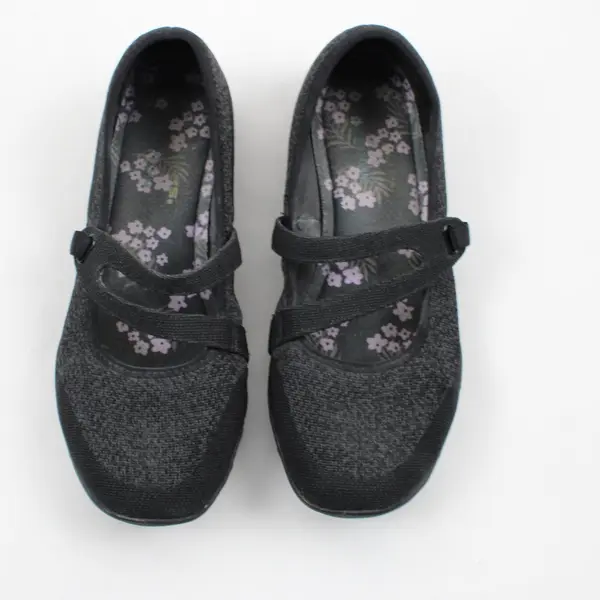 Skechers Lucky Lady Mary Jane Shoes Black Women's Size 8.5