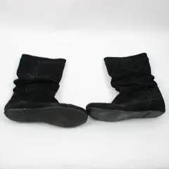 Chinese Laundry Frida Mid-Calf Booties Black Suede Women's 9M