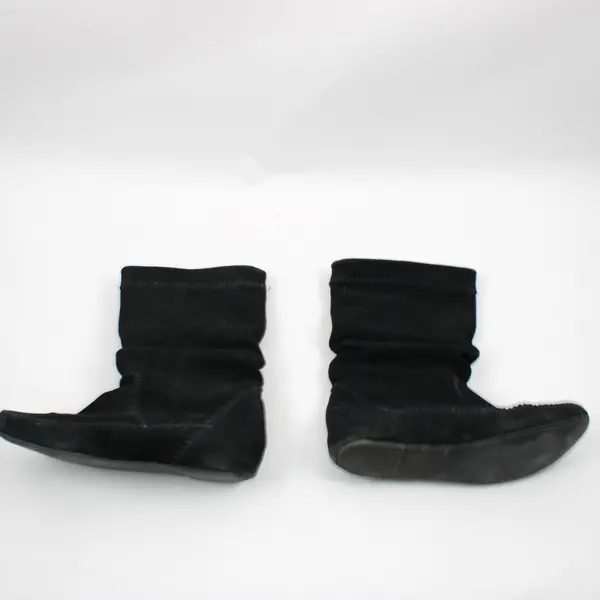 Chinese Laundry Frida Mid-Calf Booties Black Suede Women's 9M