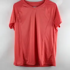 Amazon Essentials Women's Pink V-Neck Athletic Shirt Size XL