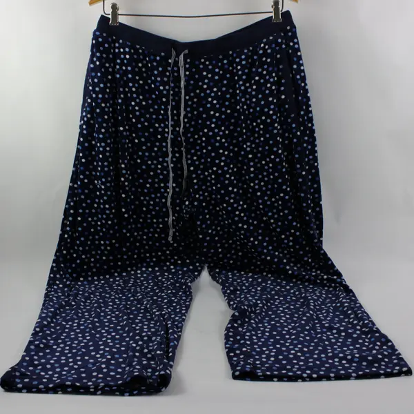 Nautica Women's XXL Blue Polka Dot Pajama Sleep Pants