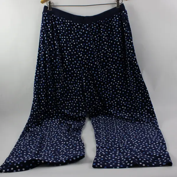 Nautica Women's XXL Blue Polka Dot Pajama Sleep Pants